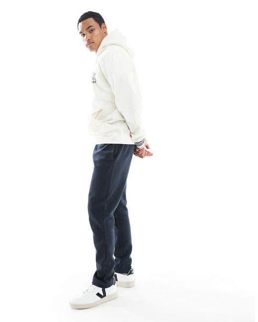 Brave Soul Blue Straight Leg Joggers With Drawcord Waist for men