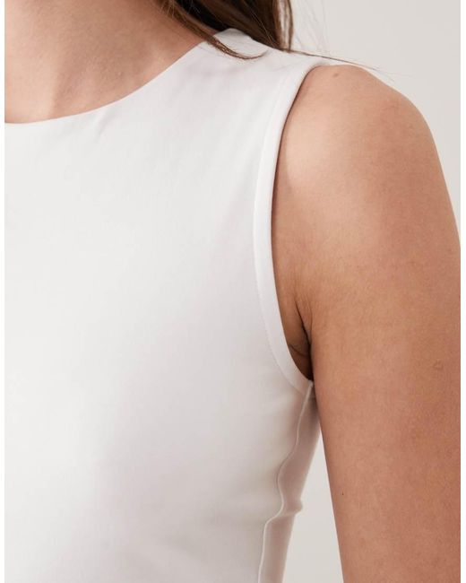 New Look White Basic Tank