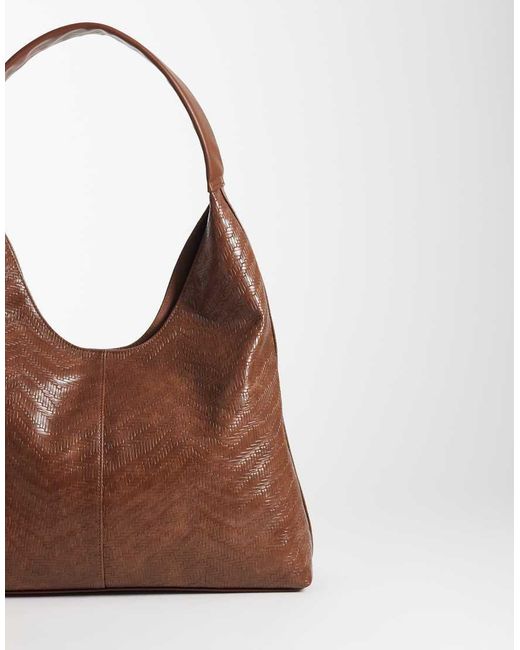 ASOS Brown Scoop Tote Bag