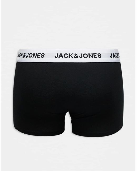 Jack & Jones Multicolor 5 Pack Logo Trunks for men