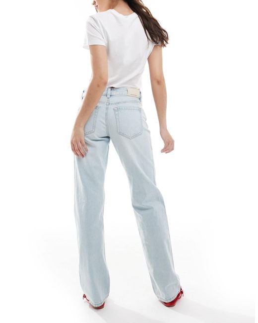 Stradivarius Blue – d03 – gerade geschnittene jeans