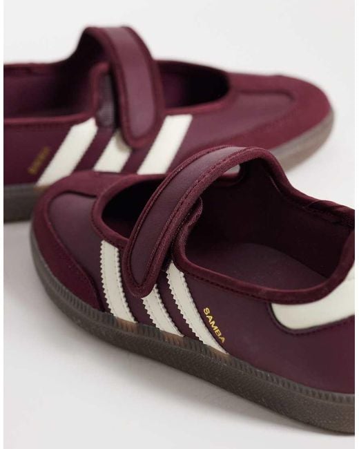 Adidas Originals Purple Samba Mary Jane