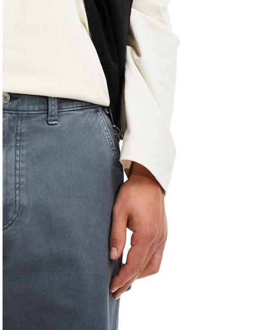 Abercrombie & Fitch Blue baggy Workwear Trousers for men