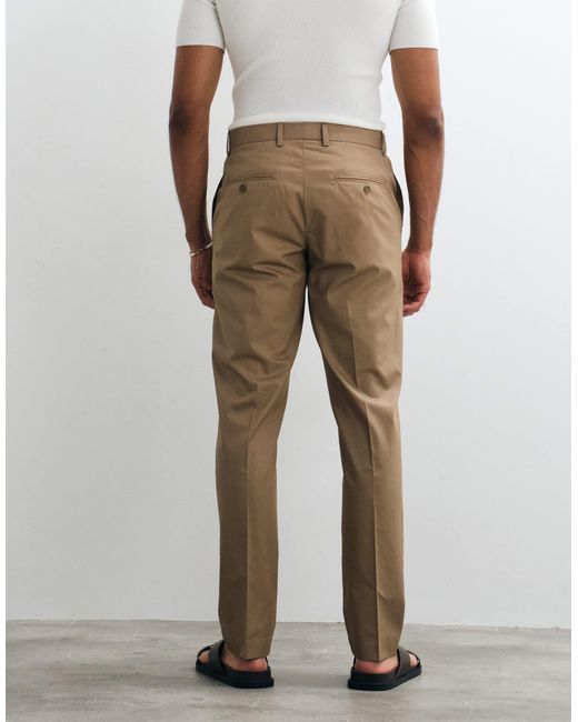 Mango Brown Tailored Trouser for men
