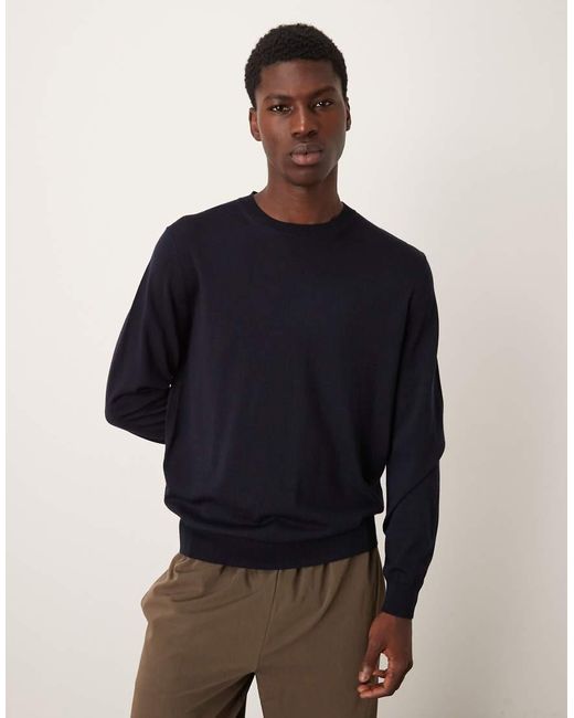 Maglione di Mango in Blue da Uomo