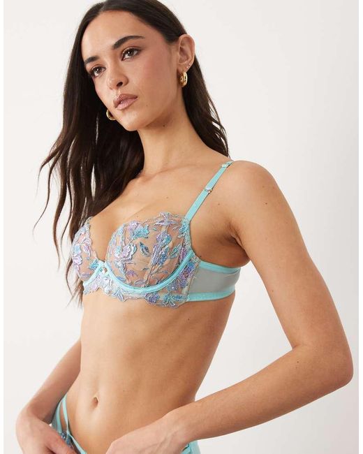 Ann Summers Blue Euphoric Non Padded Balcony