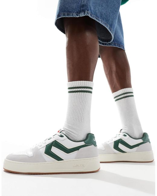 Levi's Black Glide L Chunky Trainers With Patch Logo for men