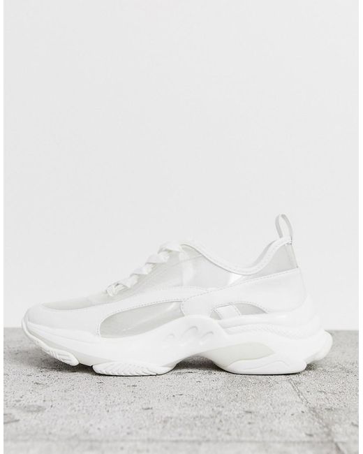 steve madden white trainers
