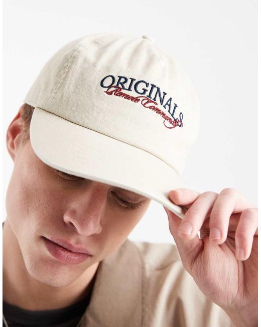 Jack & Jones Natural Originals Logo Cap for men