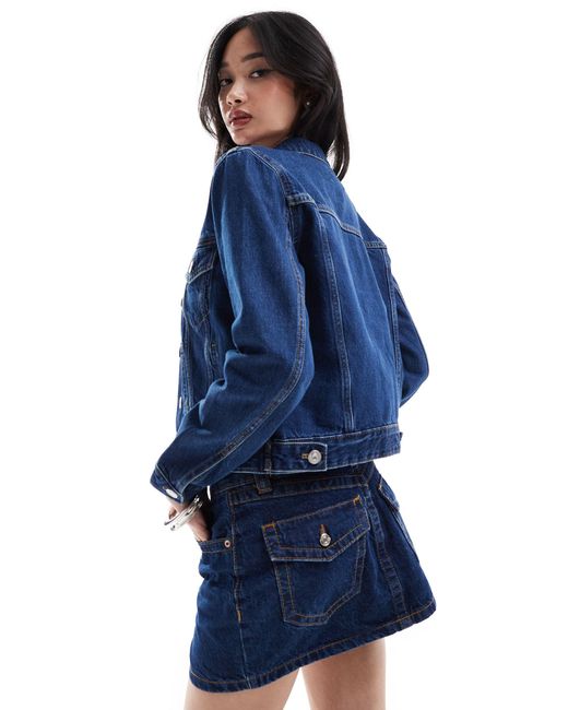 French Connection Blue Classic Denim Jacket