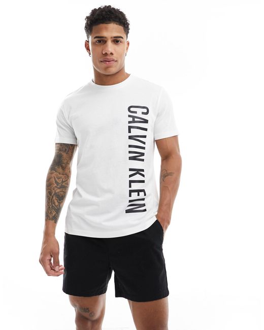 Calvin Klein White Intense Power Crew Neck Tee for men