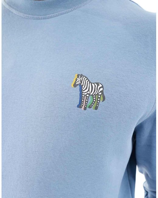 Paul Smith Sweatshirt Met Zebralogo Sweatshirt in het Blue voor heren