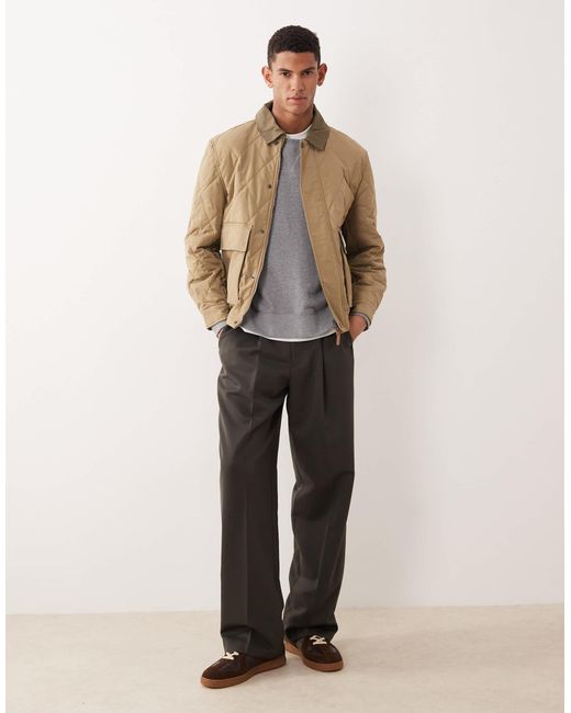 Bomber matelassé - beige Mango pour homme en coloris Natural