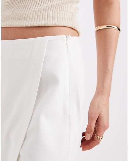 Vero Moda White High Waist Skort
