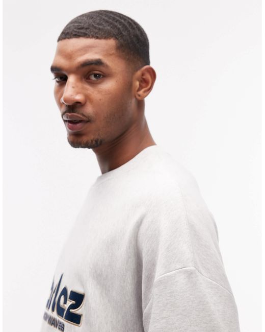 Parlez White Campus Sweatshirt for men