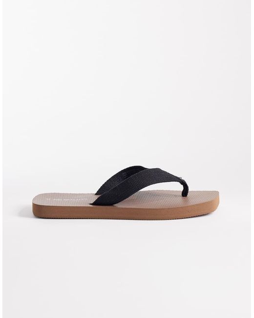 Cotton On Brown Sporty Flip Flop
