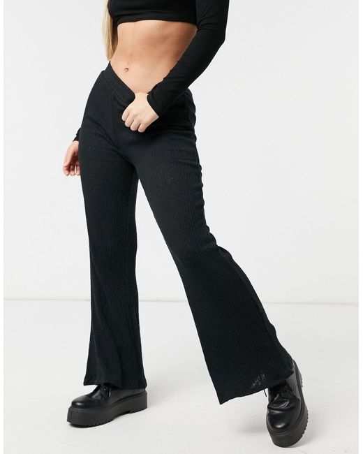 Pantalon large côtelé - noir Cotton On en coloris Black