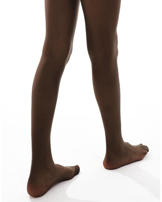 ASOS Brown 2 Pack 15 Denier Tights