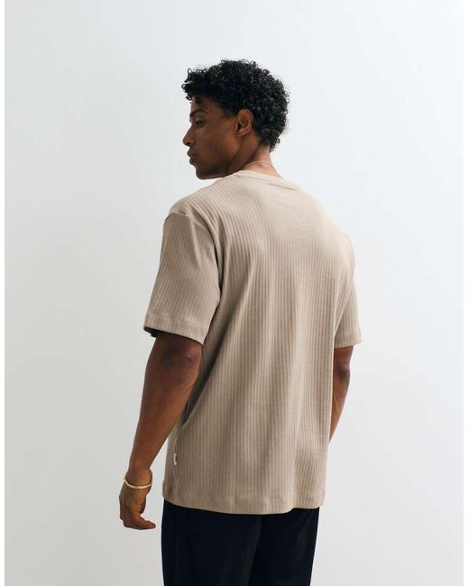 JJ Rebel Natural Ribbed T-shirt for men
