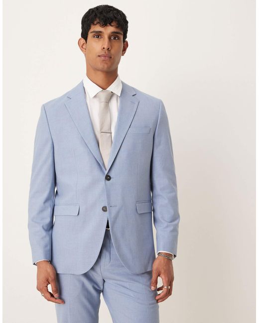 SELECTED Blue Liam Regular Fit Blazer for men
