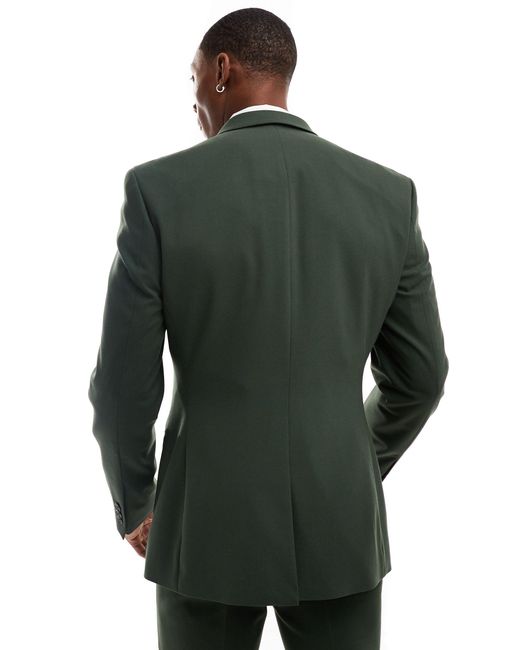 ASOS Green Slim Suit Jacket for men