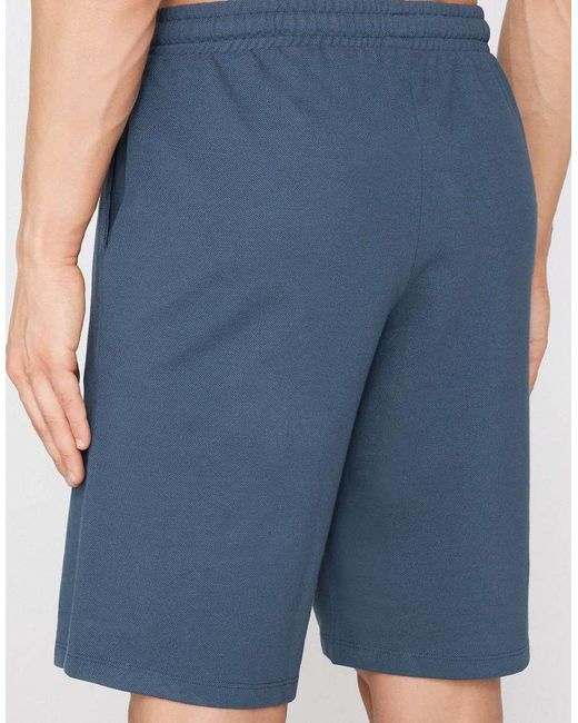 Tezenis Blue Piqué Shorts for men