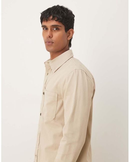 Sobrecamisa De Algodón De -Neutro Mango de hombre de color Natural