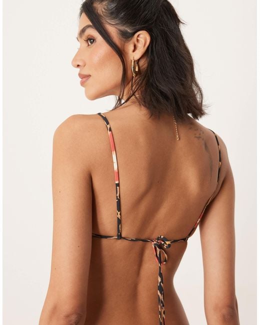 Wild Lovers Natural Oasis Triangle Bikini Top