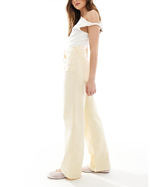 ASOS Natural Dad Jean