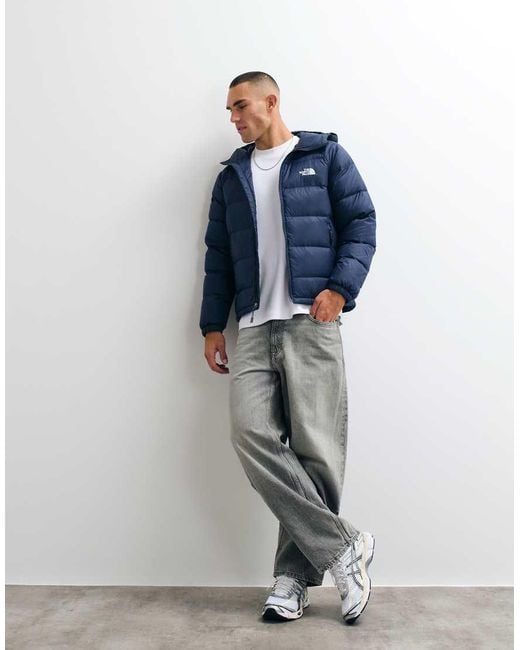 The North Face Blue Hydrenalite Hooded Down Jacket for men