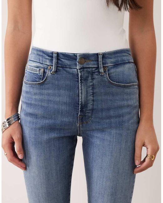 GOOD AMERICAN Blue Good Legs Skinny Jeans