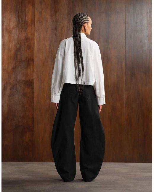 Lioness Blue Horseshoe Barrel Leg Jeans