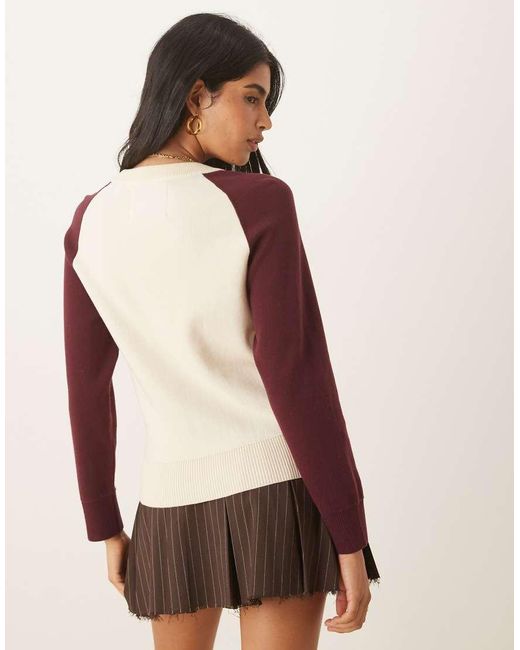 Gant Natural Color Block Knit Sweater
