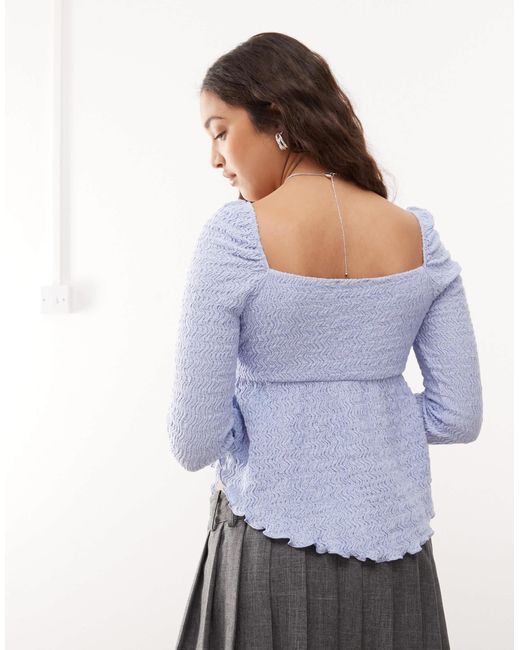 Reclaimed (vintage) Multicolor – strukturierte bluse