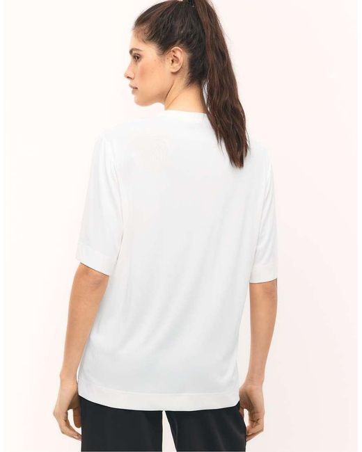Stradivarius White Oversized T-shirt