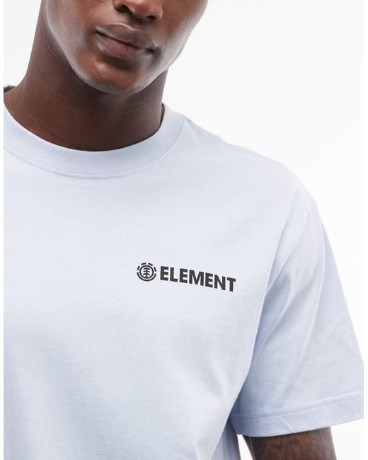 Element Blue Small Graphic T-shirt for men