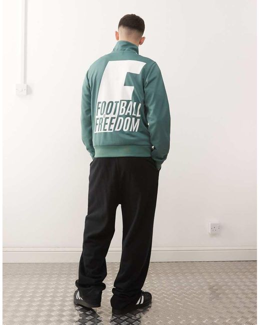Adidas Originals Green Adidas Football Jamaica Bob Marley Tracktop