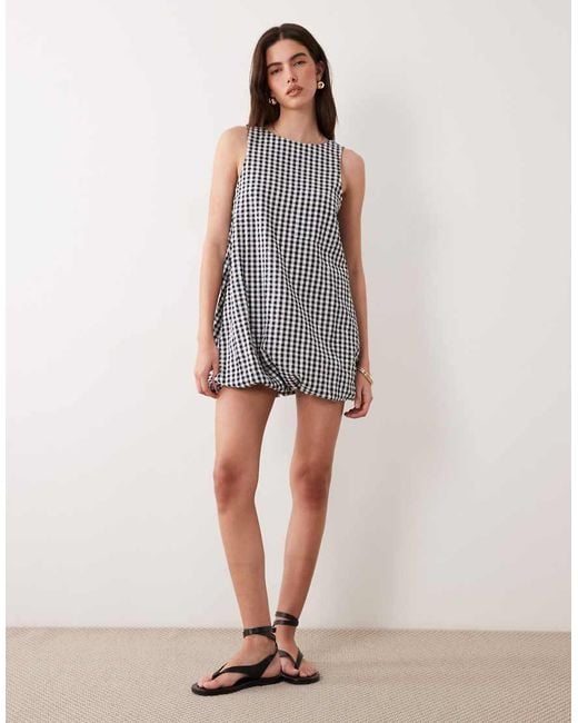 ASOS Multicolor Bubble Hem Mini Dress