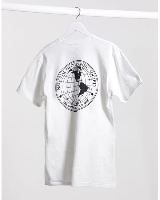 Vans White X National Geographic T-shirt for men