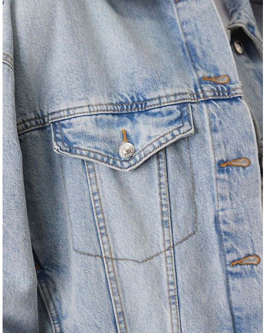Giacca Boyfriend Oversize di Gina Tricot in Blue