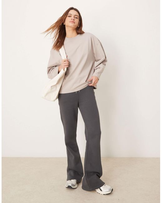 Abercrombie & Fitch Natural – langärmliges oberteil
