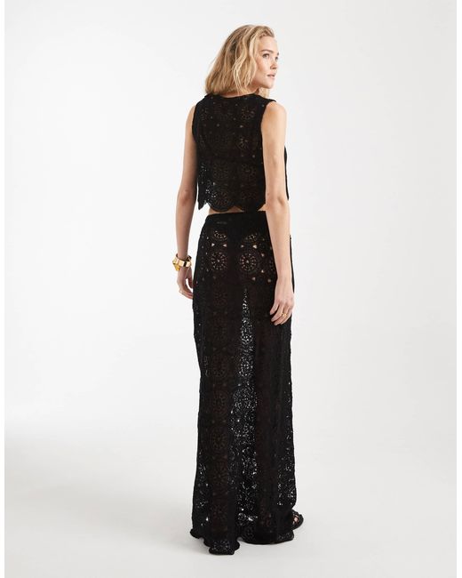 Jupe 4th & Reckless en coloris Black