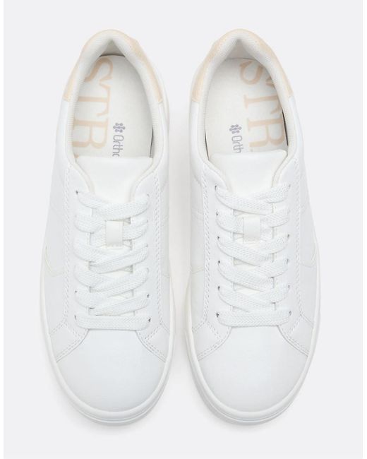 Stradivarius White Casual Platform Trainers