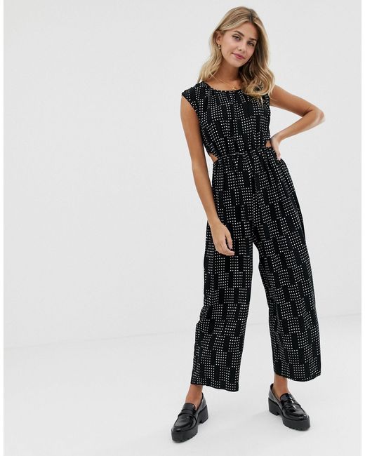 cut out side jumpsuit