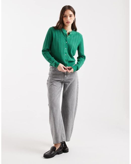 Levi's Green Super Soft Knitted Cardigan