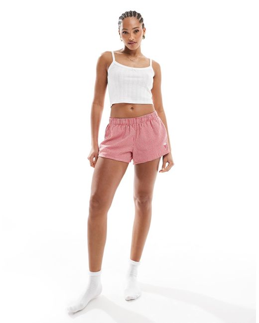 Short Hollister en coloris Red