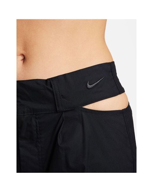 Nike Black Mdc Woven Cut Out Pants