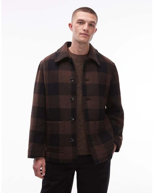 Tommy Hilfiger Black Short Wool Jacket for men