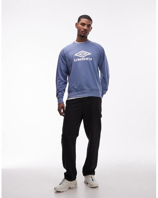 Umbro Blue Iconic Sweatshirt for men