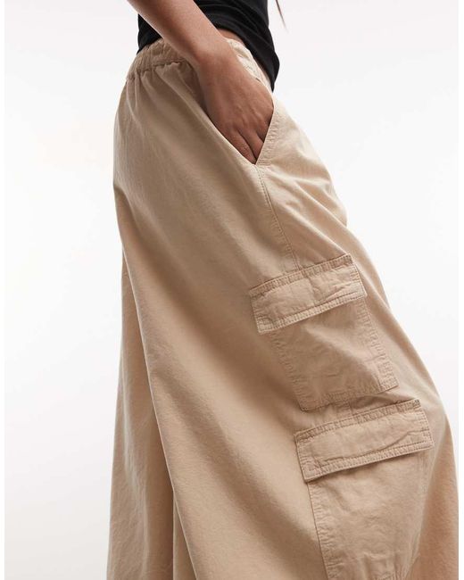 Collusion Natural Unisex Utility Cargo Trouser